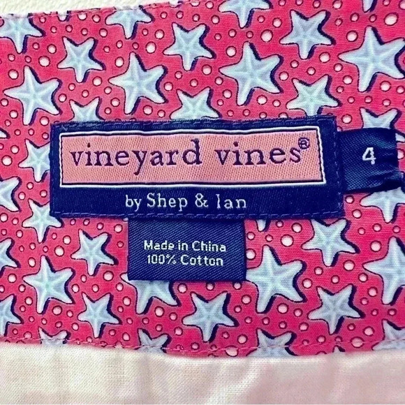 Vineyard Vines Women’s Patchwork Nautical Prints Cotton Mini Skirt Size 4 - Picture 4 of 8